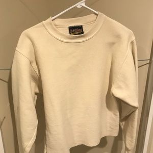 Cream sweatshirt